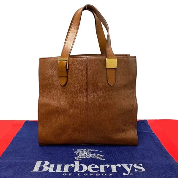 Burberry Leather Handbag Brown