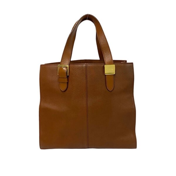 Burberry Leather Handbag Brown - Image 2