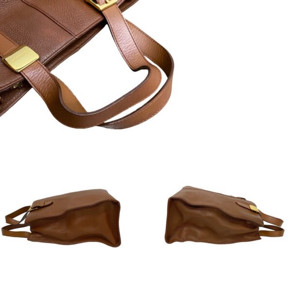 Burberry Leather Handbag Brown - Image 6