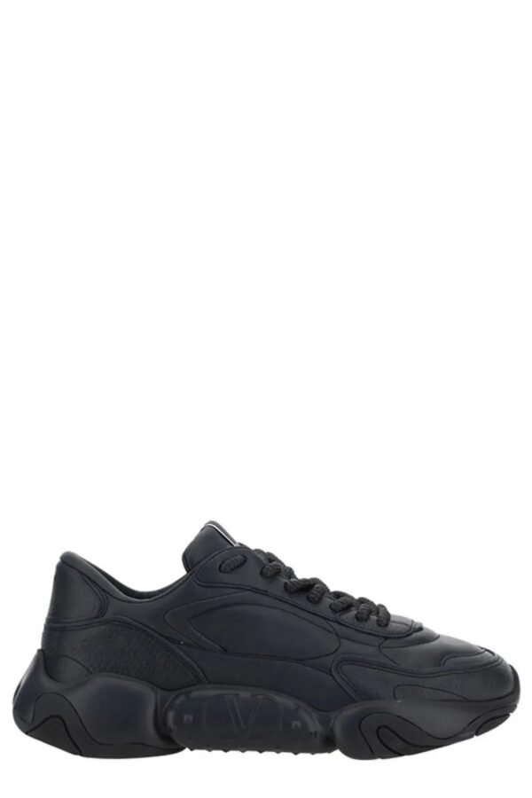 Valentino Elevated Elegance Low-Top Leather Men's Sneakers - Image 6