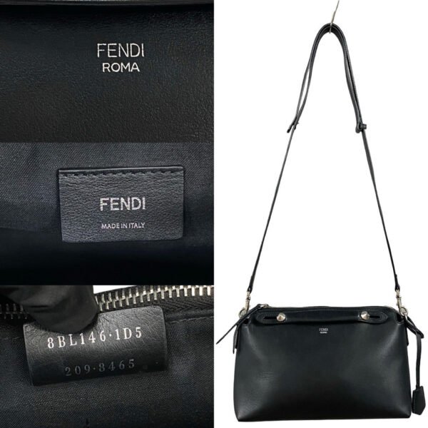 Fendi By The Way Medium Leather 2way Bag Black - Image 4