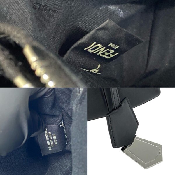 Fendi By The Way Medium Leather 2way Bag Black - Image 5