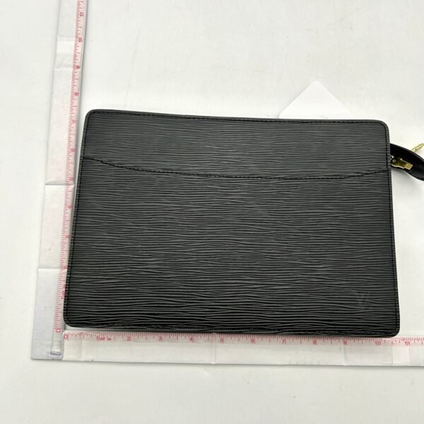 Pre-owned Louis Vuitton LOUIS VUITTON Epi Pochette Homme Clutch Bag Black Noir M52522 LV  lv2628cc - Image 6