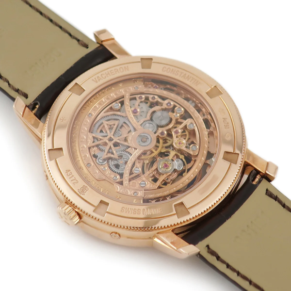 Vacheron Constantin Traditionnelle Skeleton Perpetual Calendar 18K Rose Gold Men's Watch - Image 2