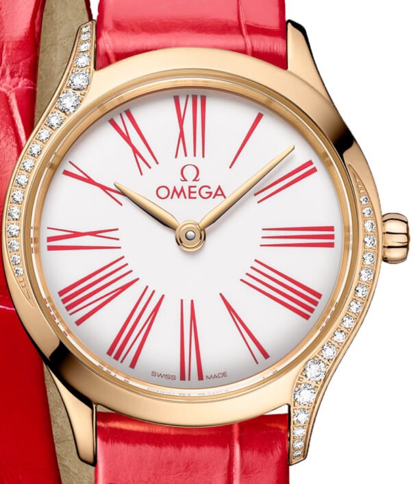 Omega De ville Mini Trésor 18K Moonshine™ Gold & Diamonds Lady's Watch - Image 2