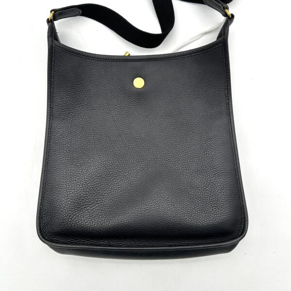 Pre-owned HERMES Taurillon Clemence Vespa GM Black LA3234 - Image 3