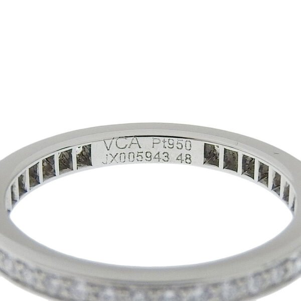 Van Cleef & Arpels Platinum Eternity Ring - Image 4