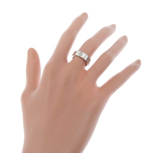 Cartier Love Ring K18 White Gold Diamond - Image 2