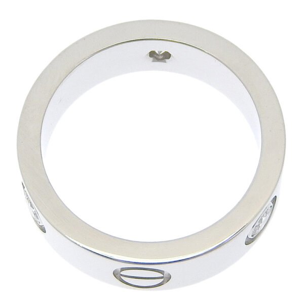 Cartier Love Ring K18 White Gold Diamond - Image 5