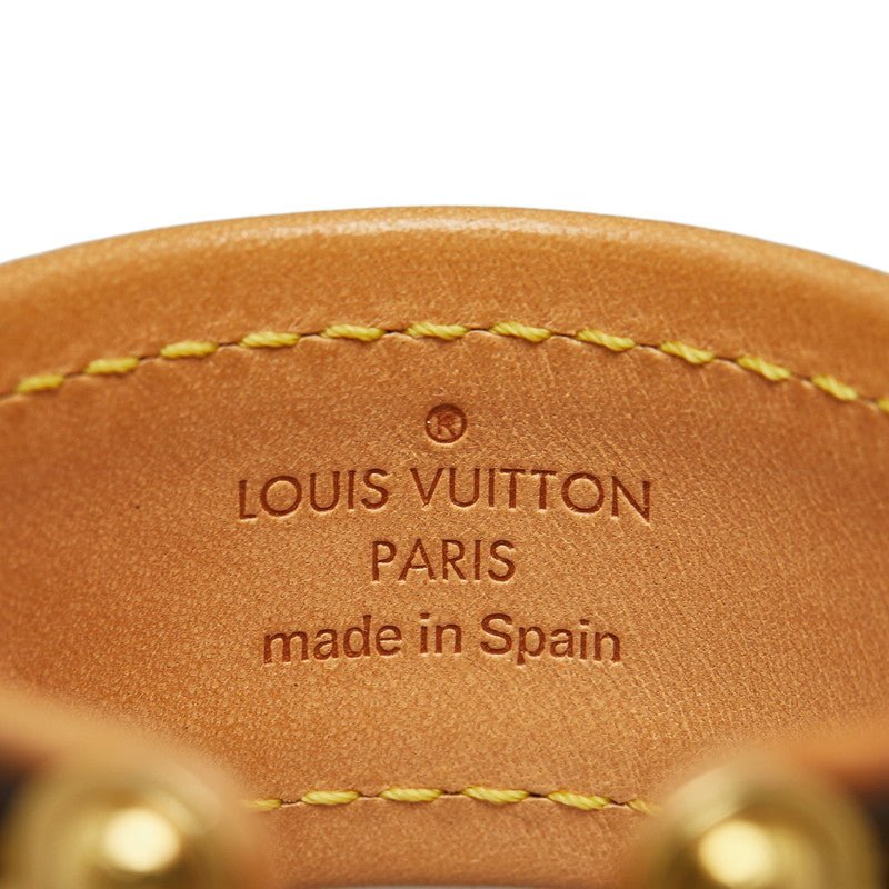 Louis Vuitton Monogram Save It Bangle Bracelet Leather PVC M6611E - Image 4