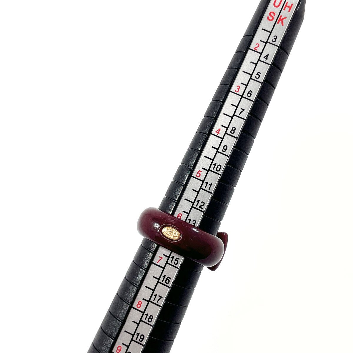 Chanel Coco Mark Ribbon Ring Plastic Rhinestone - Image 6