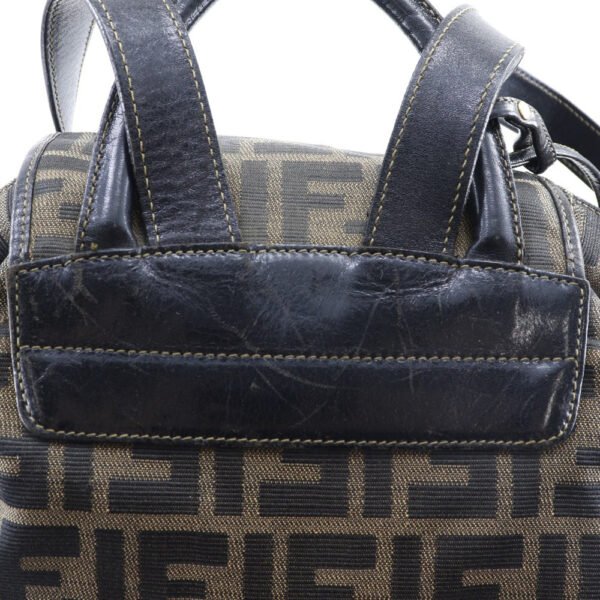 Fendi Canvas Leather Backpack 2way - Image 7