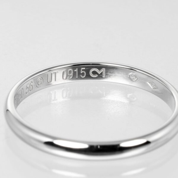 Cartier 1895 Wedding Ring Pt950 Platinum - Image 5