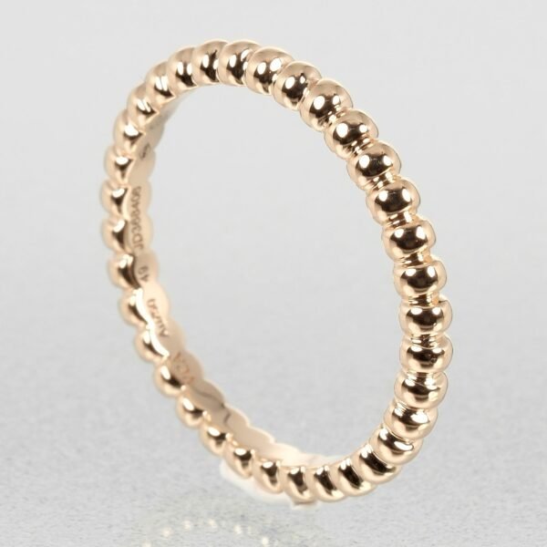 Van Cleef & Arpels Perlee Small Ring K18 Pink Gold - Image 3