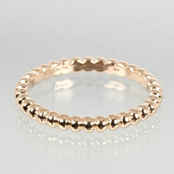 Van Cleef & Arpels Perlee Small Ring K18 Pink Gold - Image 5
