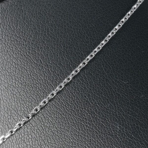 Cartier C Heart Necklace K18 White Gold Diamond - Image 4