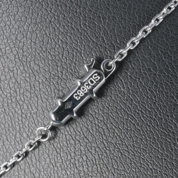 Cartier C Heart Necklace K18 White Gold Diamond - Image 5