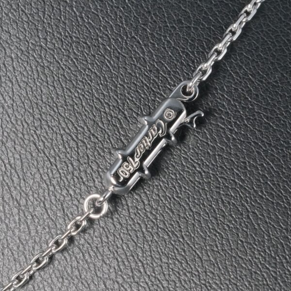 Cartier C Heart Necklace K18 White Gold Diamond - Image 6