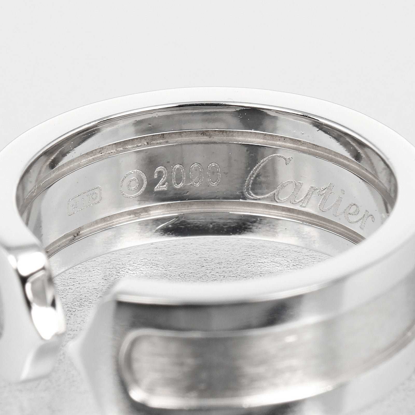 Cartier 2C Ring K18 White Gold - Image 4