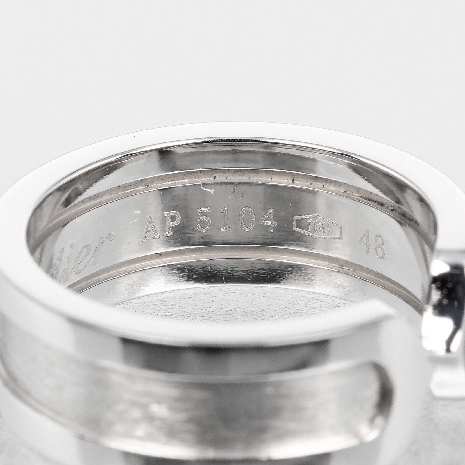 Cartier 2C Ring K18 White Gold - Image 5