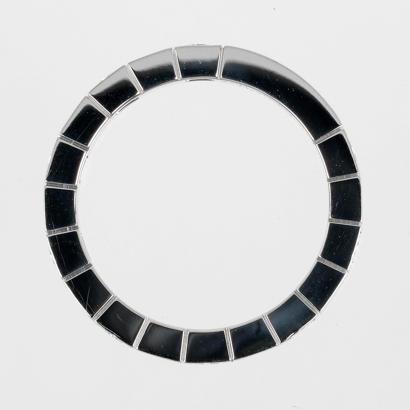 Cartier K18 White Gold 9P Diamond Ring - Image 8