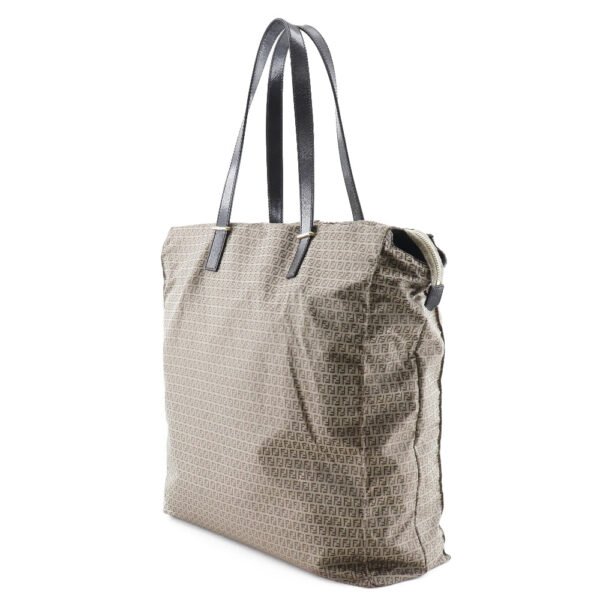 Fendi Nylon Calf Micro Zucchini Tote Bag - Image 2