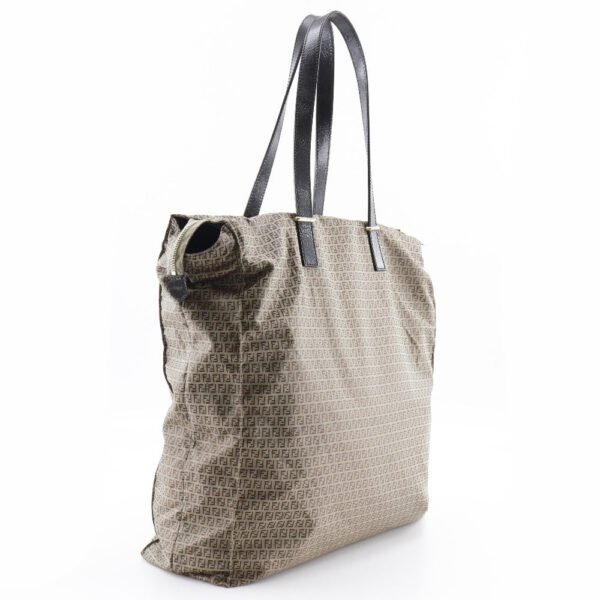 Fendi Nylon Calf Micro Zucchini Tote Bag - Image 3