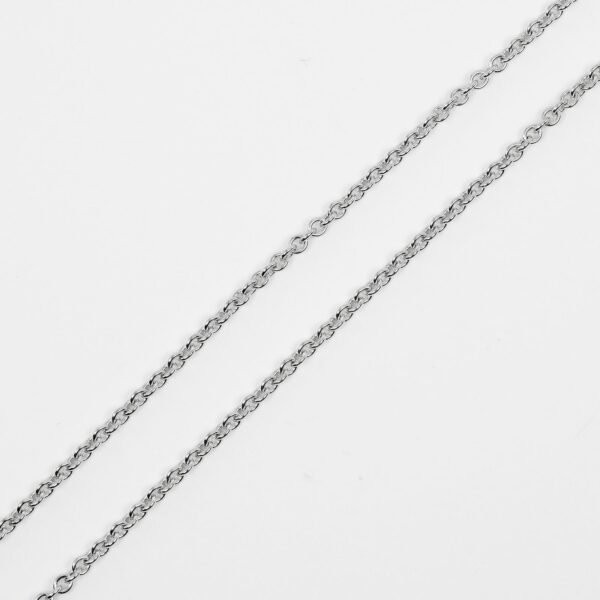 Cartier 2C Charm Necklace K18 White Gold Diamond - Image 7