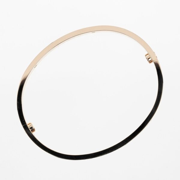 Cartier Love Bracelet K18 Pink Gold 4P Diamond - Image 3