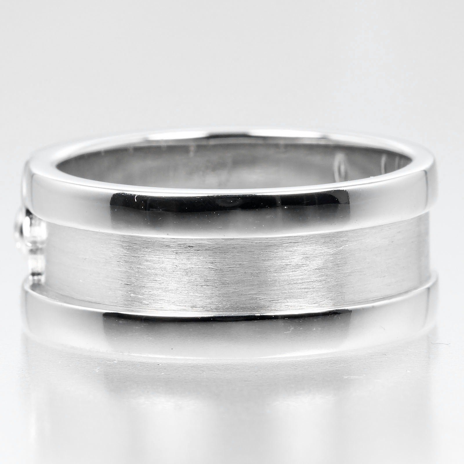 Cartier 2C Ring K18 White Gold 1P Diamond - Image 6
