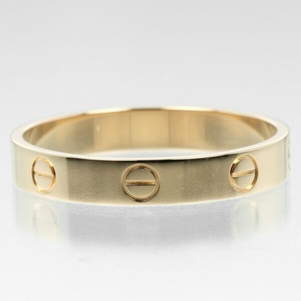 Cartier Mini Love Wedding Ring K18 Yellow Gold - Image 7