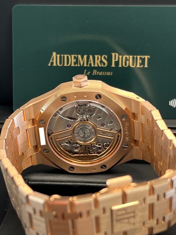 Audemars Piguet - Unworn Rose Gold Royal Oak Black Dial 15510OR - Image 10