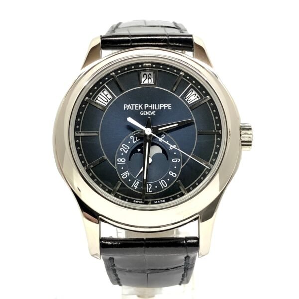 Patek Philippe Complications Moonphase 18k White Gold Men's Watch - Image 2