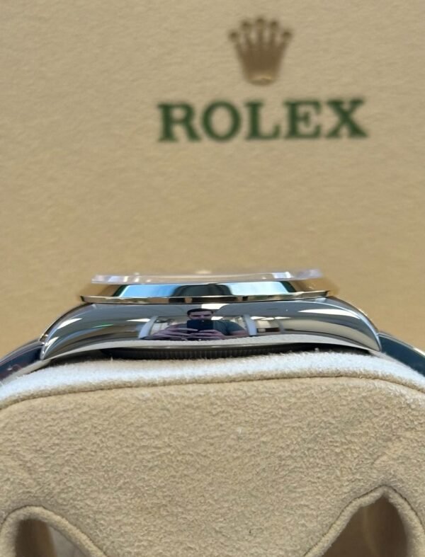 Rolex - Pre-owned Two Tone Yellow Gold Explorer 36mm Black Dial 124273 - Image 9