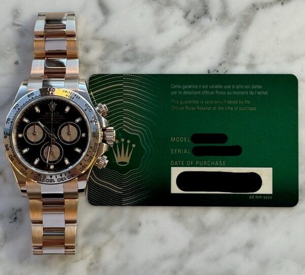 Rolex - Pre-owned Rose Gold Daytona Black Dial 116505 - Image 2