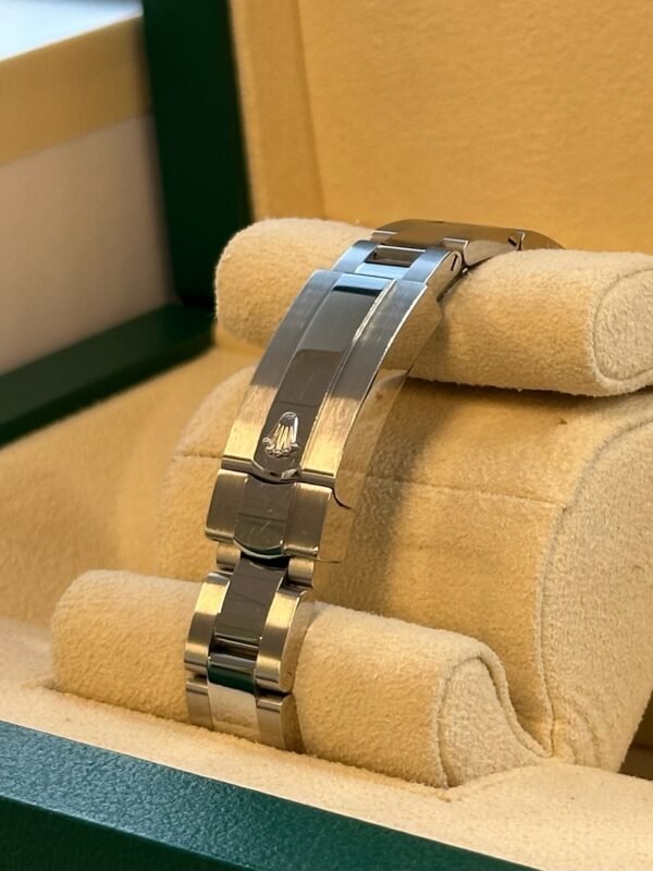 Rolex - Pre-owned Stainless Steel Oyster Perpetual 28mm Silver Dial 279160 - Image 5
