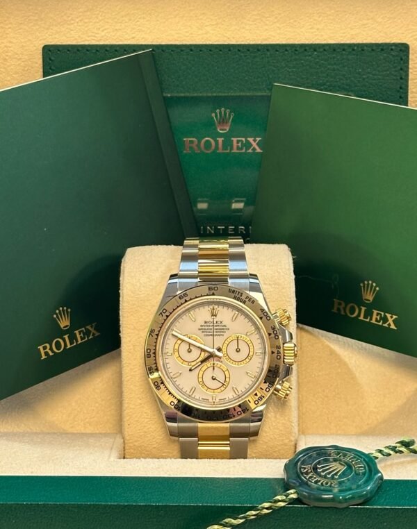 Rolex - Pre-owned Two Tone Yellow Gold Daytona White Dial 126503 - Image 2