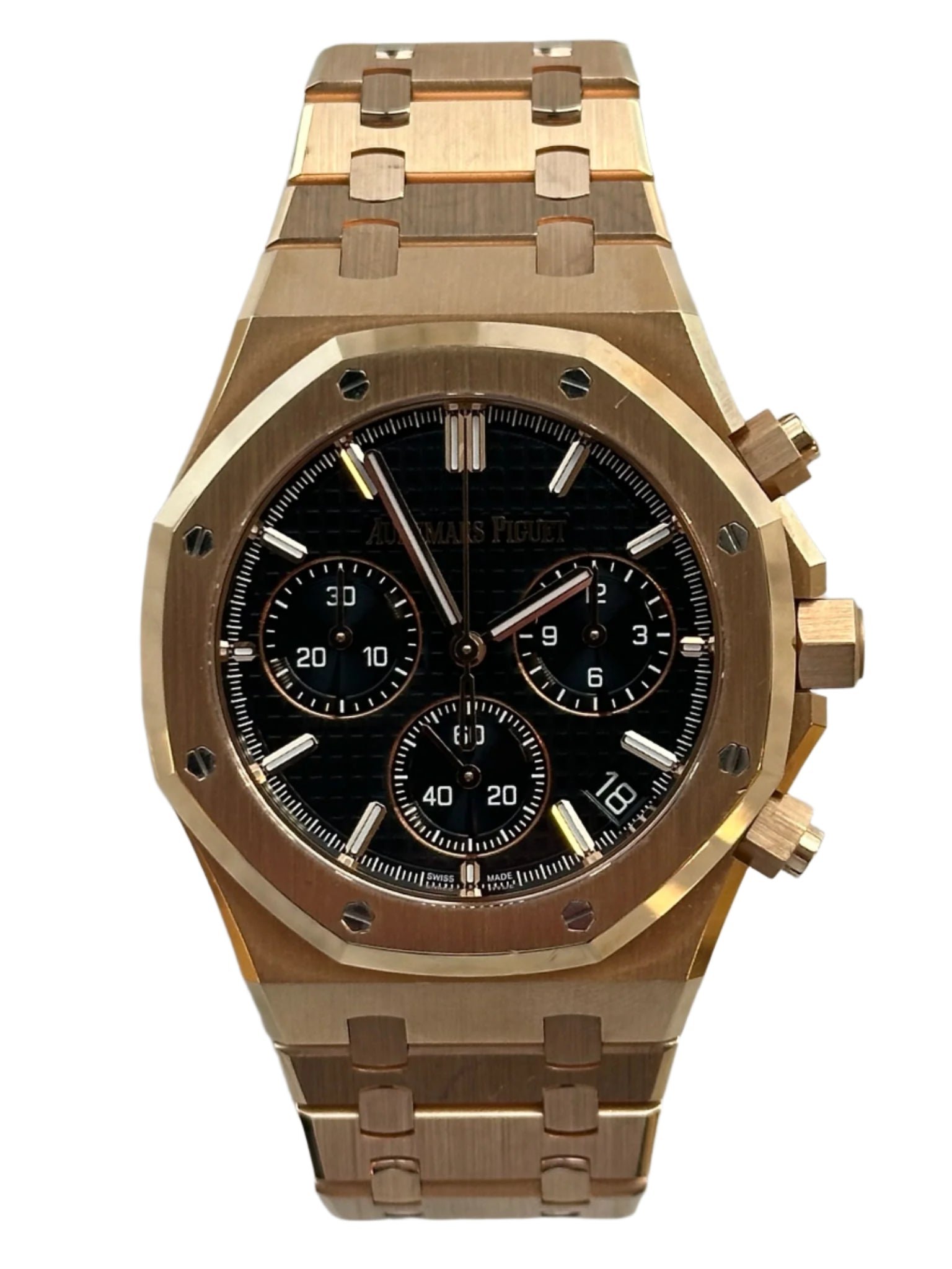 Audemars Piguet - Pre-owned Royal Oak Chronograph Black Dial 26240OR