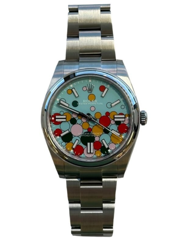 Rolex - Unworn Stainless Steel Oyster Perpetual 41mm Celebration Dial 124300