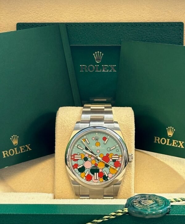 Rolex - Unworn Stainless Steel Oyster Perpetual 41mm Celebration Dial 124300 - Image 2