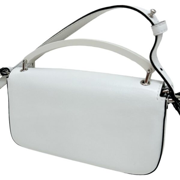 Fendi Leather Phone Baguette Shoulder Bag - Image 3