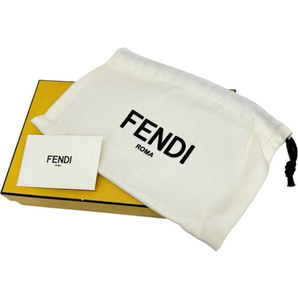 Fendi Leather Phone Baguette Shoulder Bag - Image 9