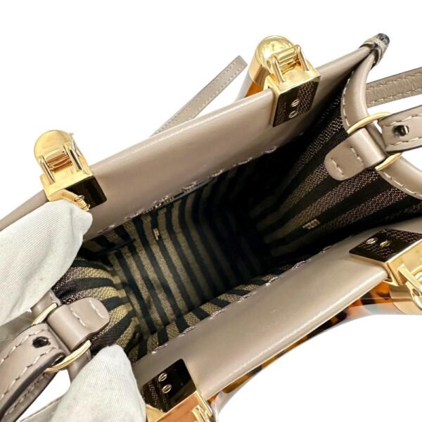 Fendi Sunshine Mini Shopper Shoulder Bag - Image 7