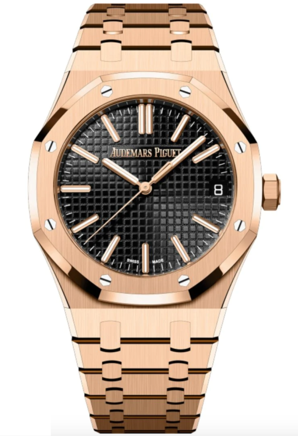 Audemars Piguet - Unworn Rose Gold Royal Oak Black Dial 15510OR