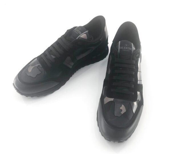 Valentino Black Camo Rockrunner Sneakers