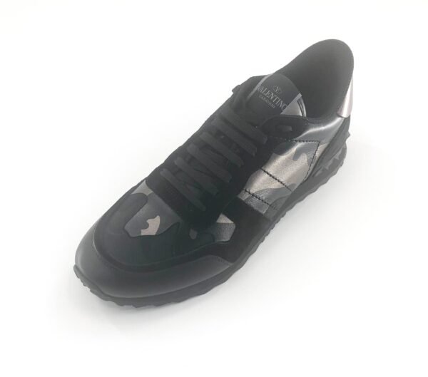 Valentino Black Camo Rockrunner Sneakers - Image 2