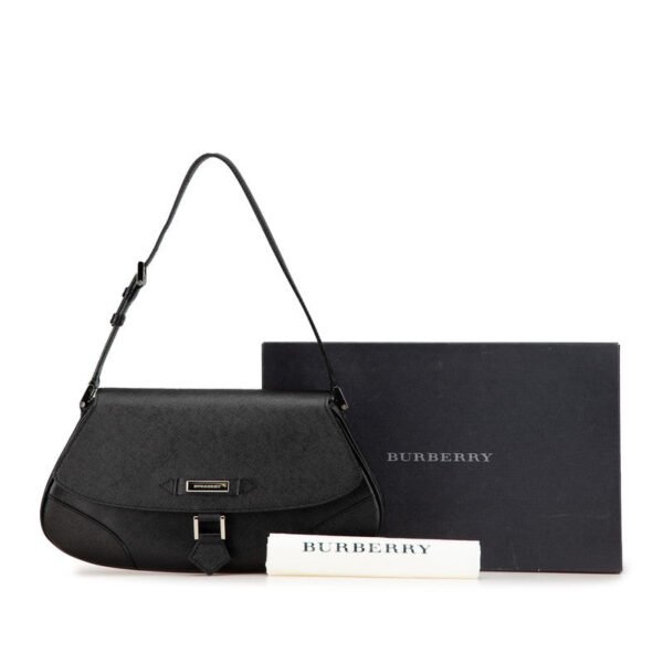 Burberry Nova Check Leather Shoulder Bag - Image 13