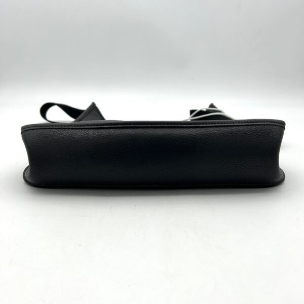 Pre-owned HERMES Taurillon Clemence Vespa GM Black LA3234 - Image 4