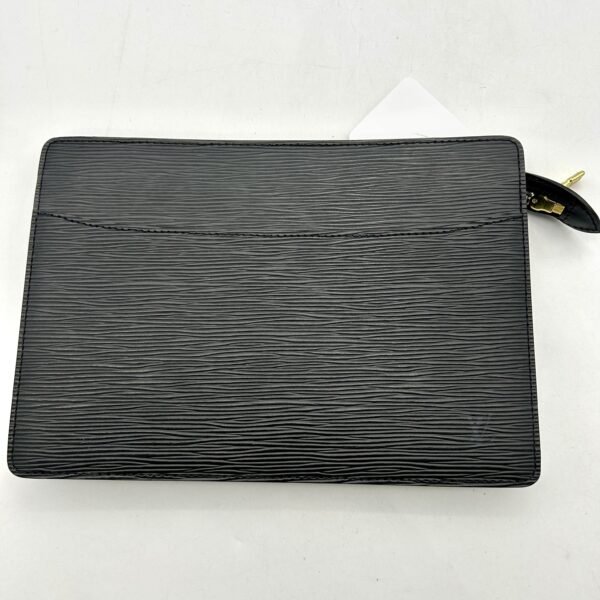 Pre-owned Louis Vuitton LOUIS VUITTON Epi Pochette Homme Clutch Bag Black Noir M52522 LV  lv2628cc