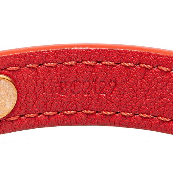 Louis Vuitton Monogram Flower Leather Bracelet M6535 - Image 5